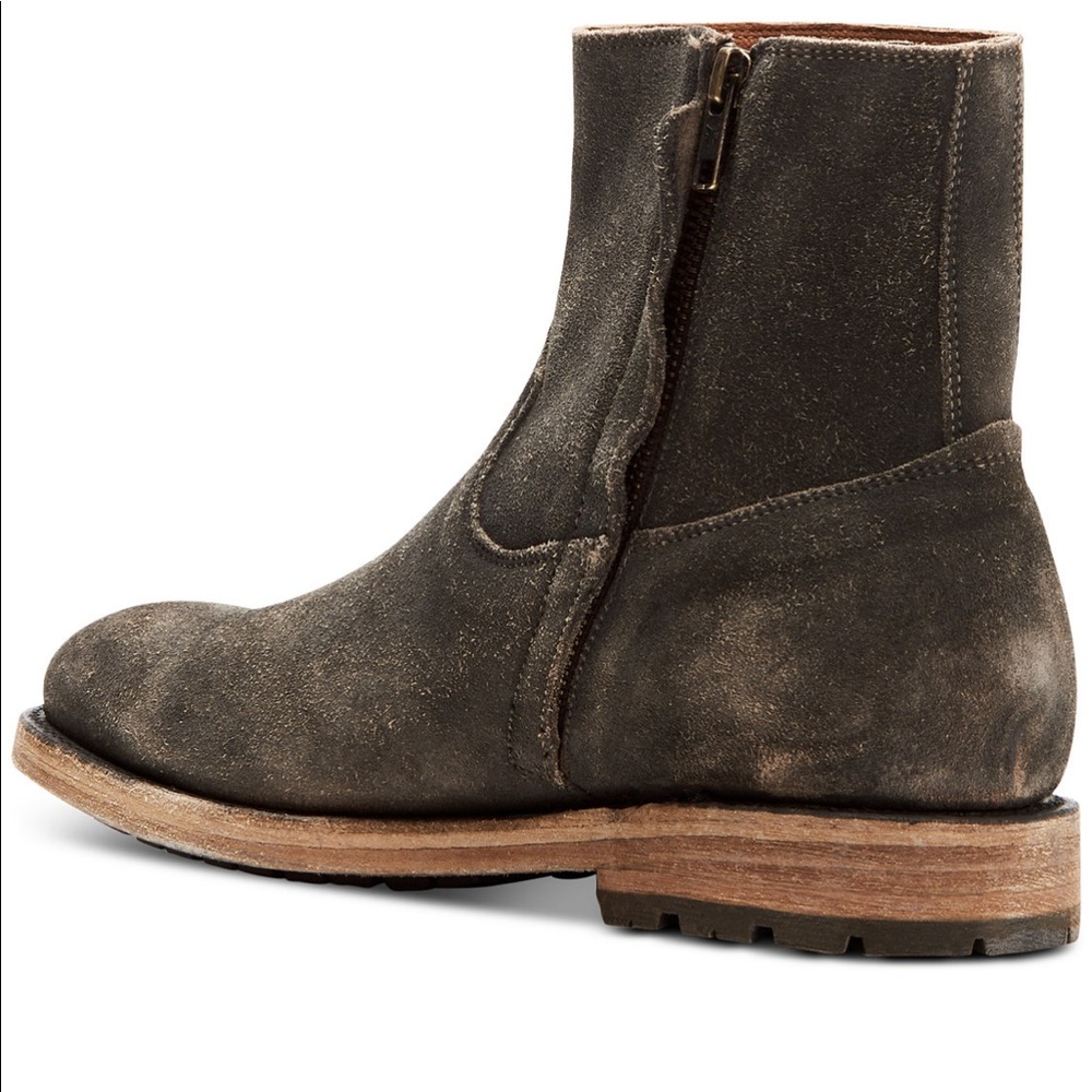 Frye Men’s Bowery Inside Zip Boots